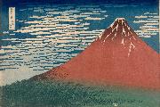 Katsushika Hokusai Mount Fuji in Clear Weather (nn03) oil painting on canvas